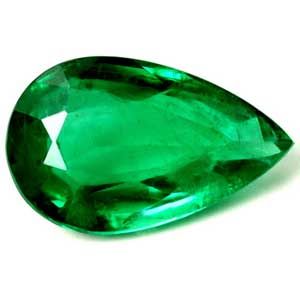 Szmaragd 1,89 ct, zielony, szlif gruszka
