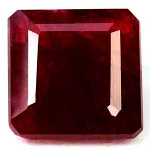 Rubin 2,10 ct, czerwony, szlif szmaragdowy