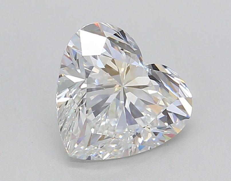 1.51-carat heart diamond with G color, null cut, and VVS2 clarity.