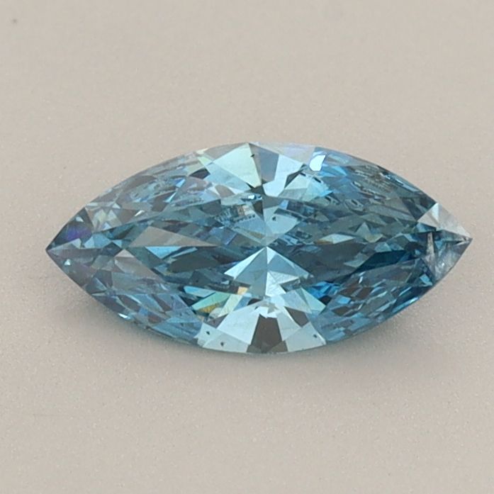 0.5 CT Fancy Vivid Blue MARQUISE