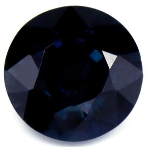 Szafir 1,71 ct, niebieski, szlif okrągły