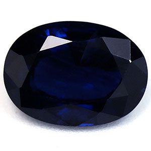 Szafir 1,47 ct, niebieski, szlif owalny