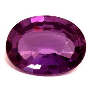 Szafir 2,10 ct, purpurowy, szlif owalny