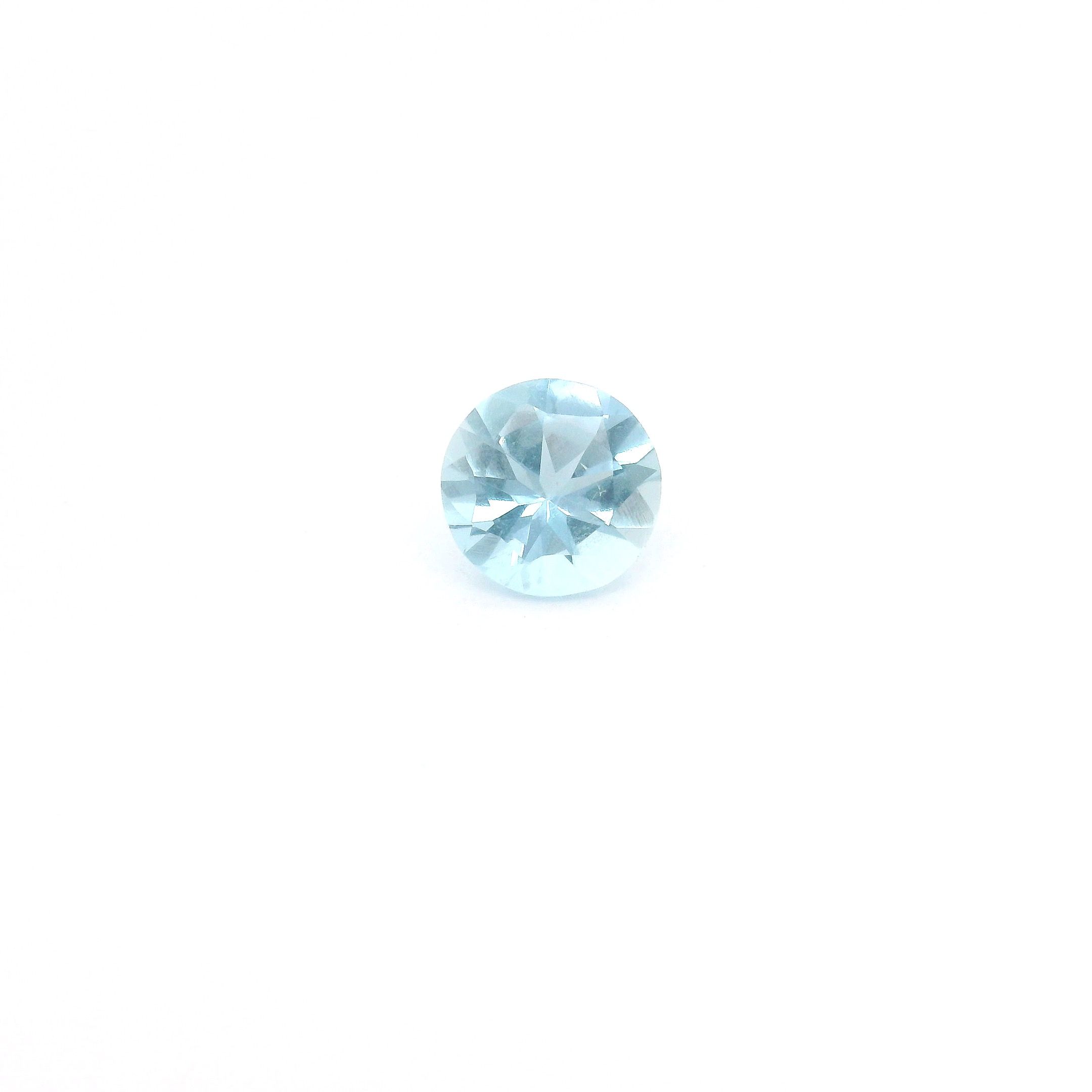 AQUAMARINE FACETED 0.4ct BLUE Light EC REST_OF_AFRICA HEATED