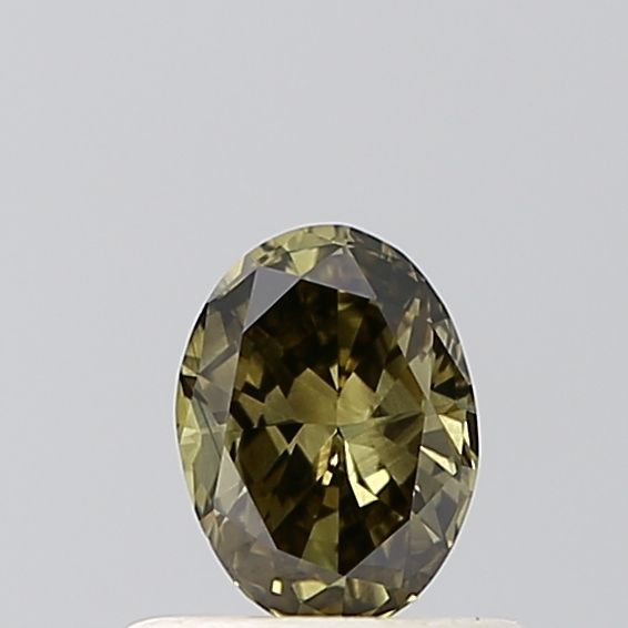 0.35 CT Fancy Vivid Yellow OVAL