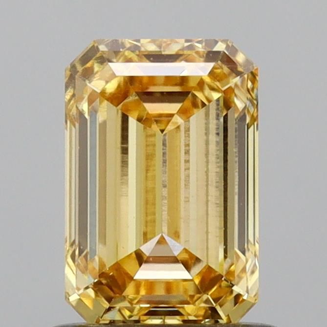 1.01 CT Fancy Vivid Yellow EMERALD