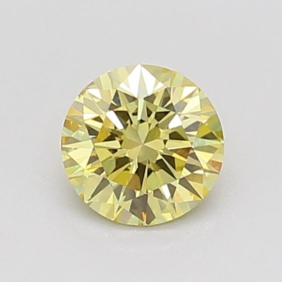 0.62 CT Fancy Vivid Yellow ROUND