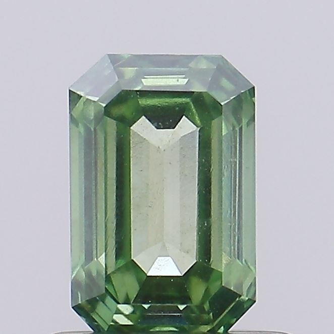 0.55 CT Fancy Vivid Green EMERALD