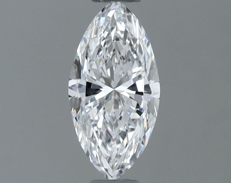 0.5-carat marquise diamond with D color, Good cut, and VS1 clarity.