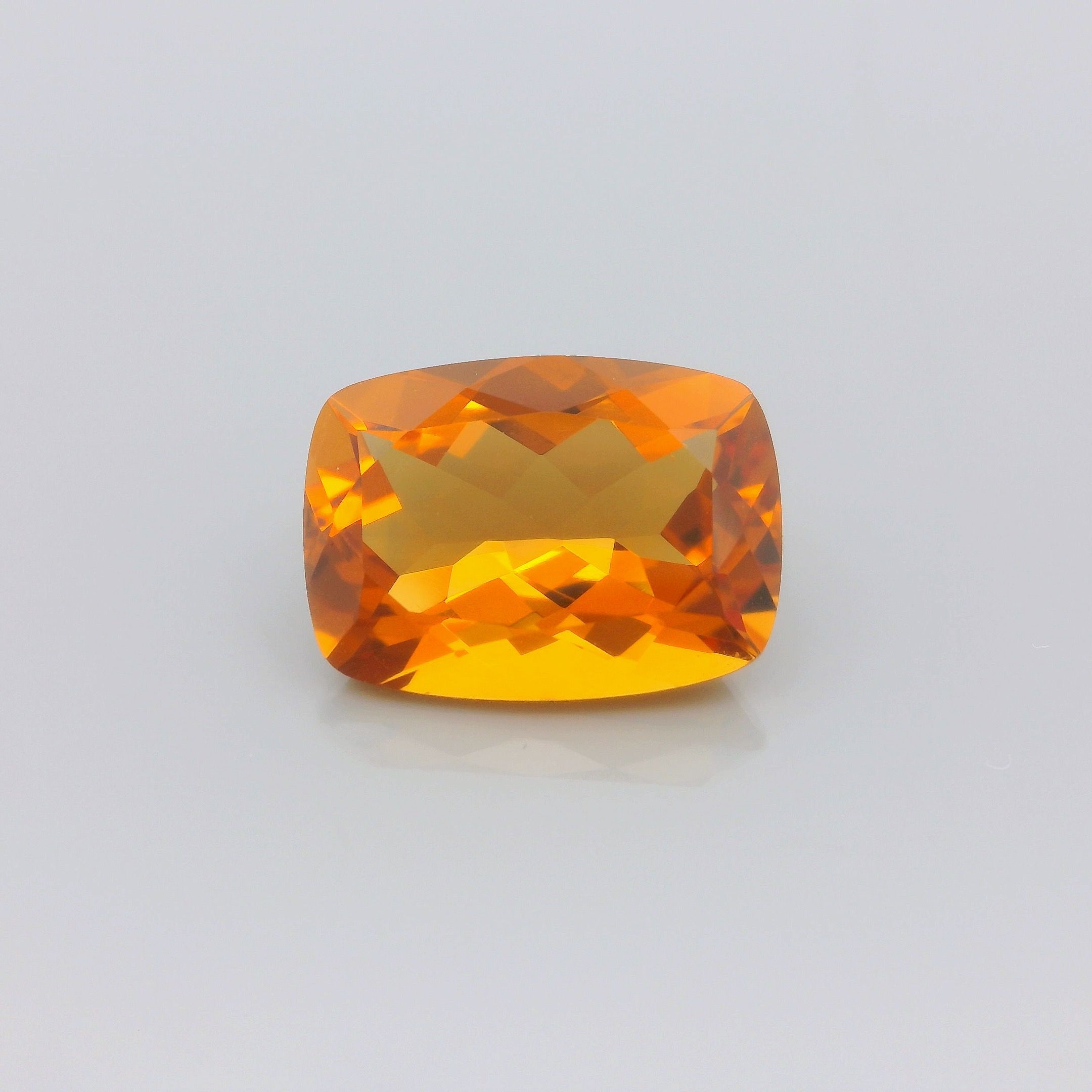 Cytryn 6,24 ct, żółty, szlif cushion
