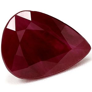 RUBY FACETED 2.09ct RED Deep Red MI REST_OF_AFRICA HEATED