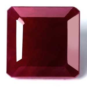 Rubin 4,66 ct, czerwony, szlif szmaragdowy