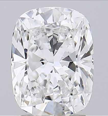 1.83-carat cushion diamond with E color, Good cut, and VS1 clarity.