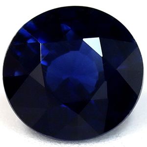 SAPPHIRE FACETED 1.44ct BLUE Deep Blue EC MADAGASCAR HEATED