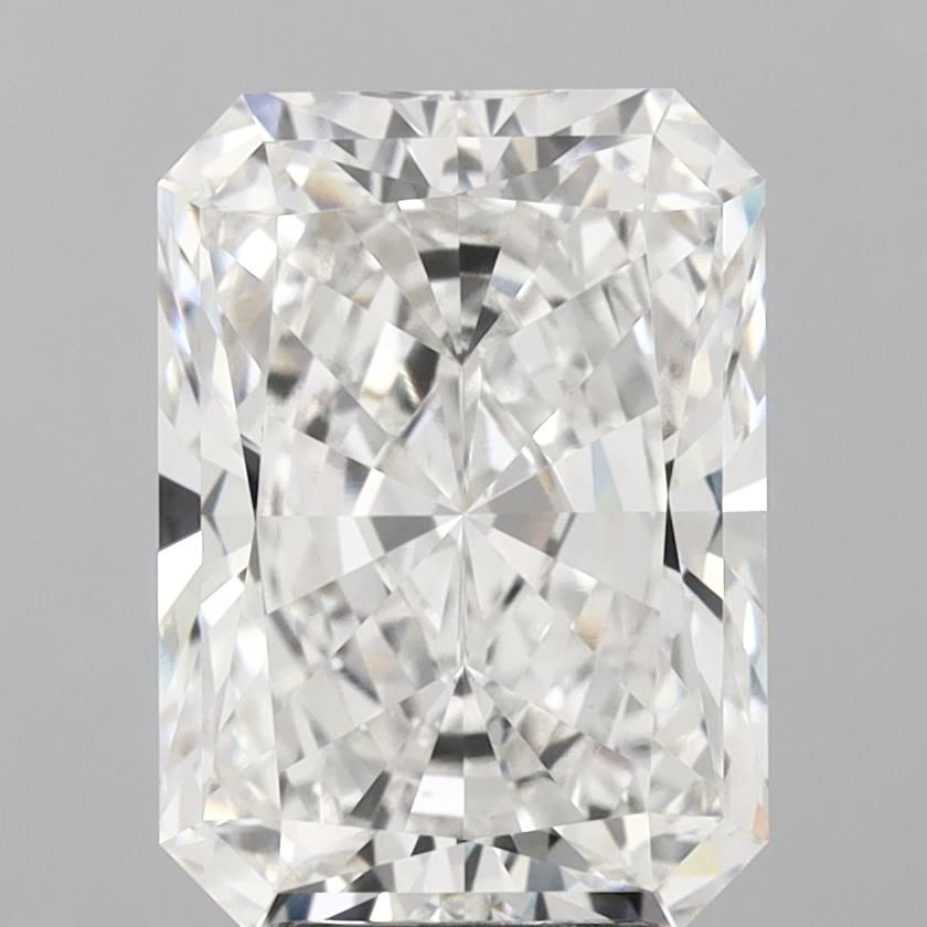 5.54 carat f VVS2 EX Cut IGI radiant diamond