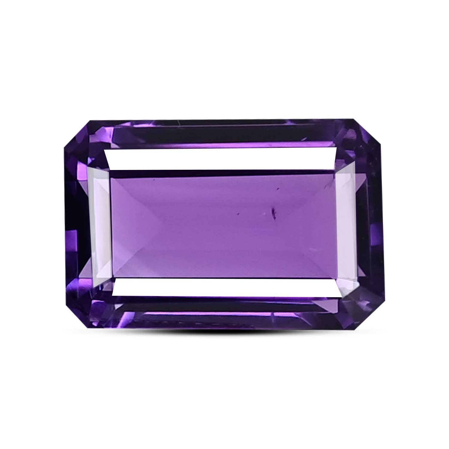 AMETHYST FACETED 10.92ct VIOLET MI BRAZIL NONE