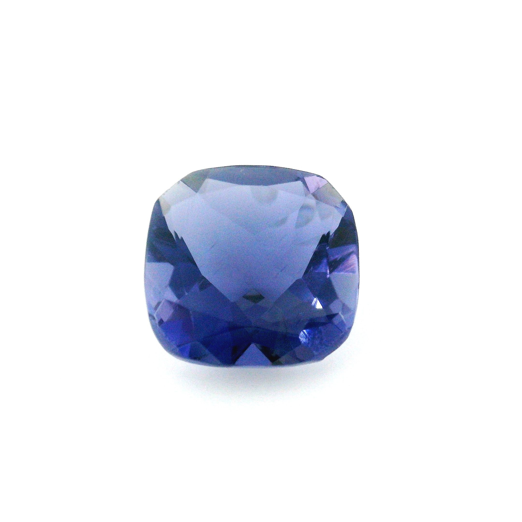 Iolit 3,57 ct, fioletowy, szlif cushion