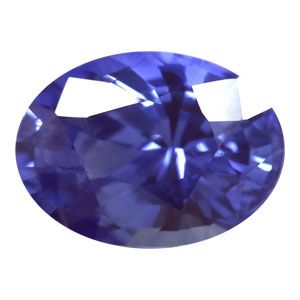 Szafir 1,50 ct, niebieski, szlif owalny
