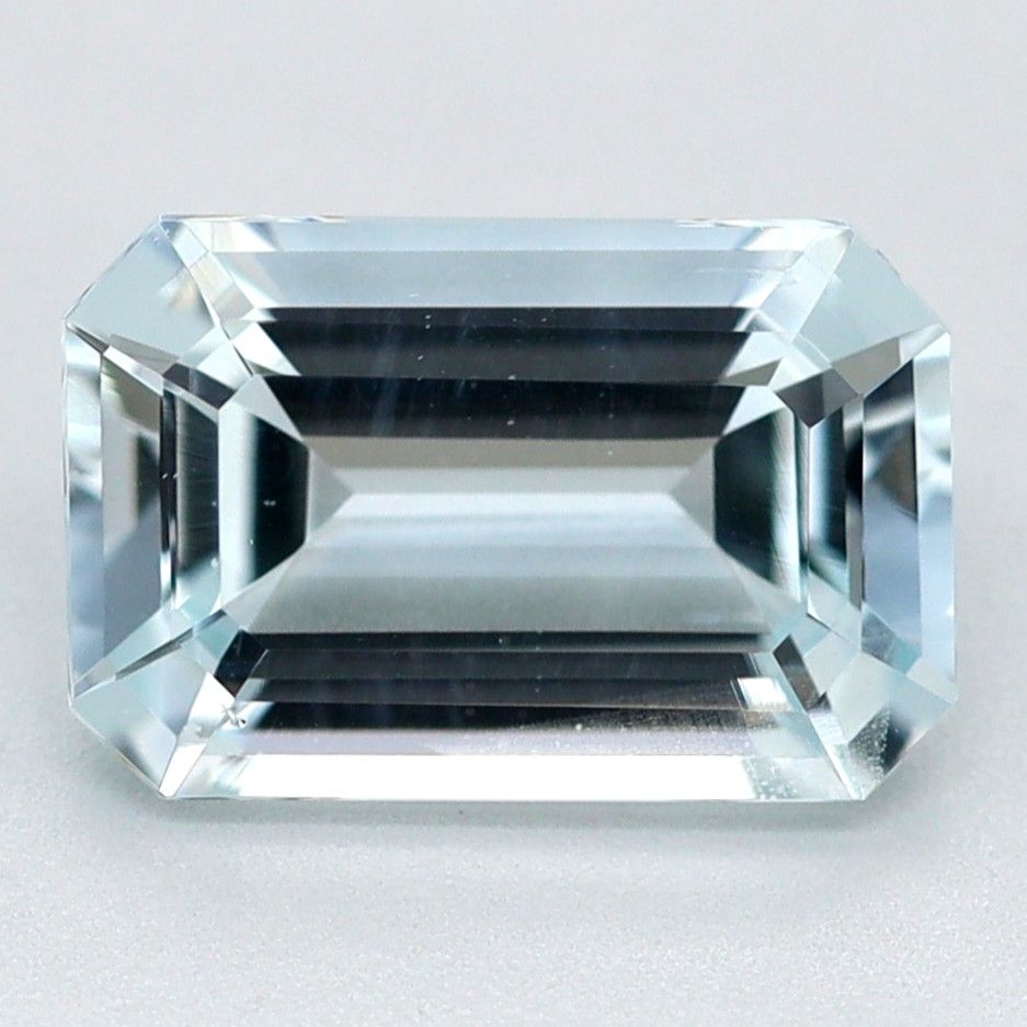 Akwamaryn 1,17 ct, niebieski, szlif szmaragdowy