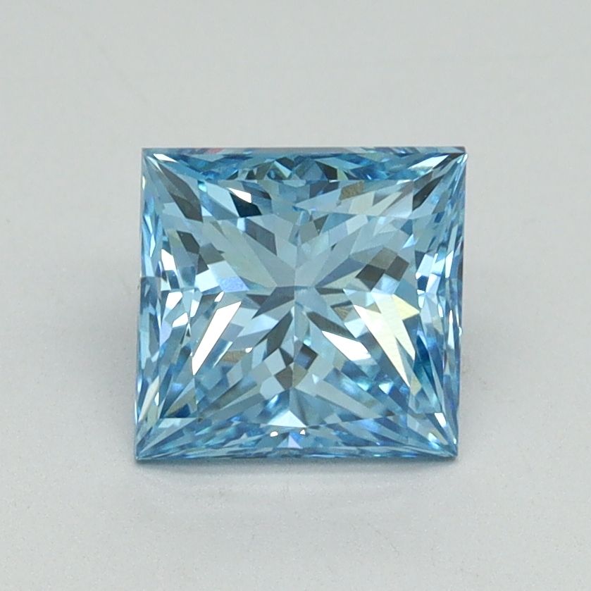 PRINCESS 1.54ct FANCY VIVIDO BLU VS1  EX EX NULLA