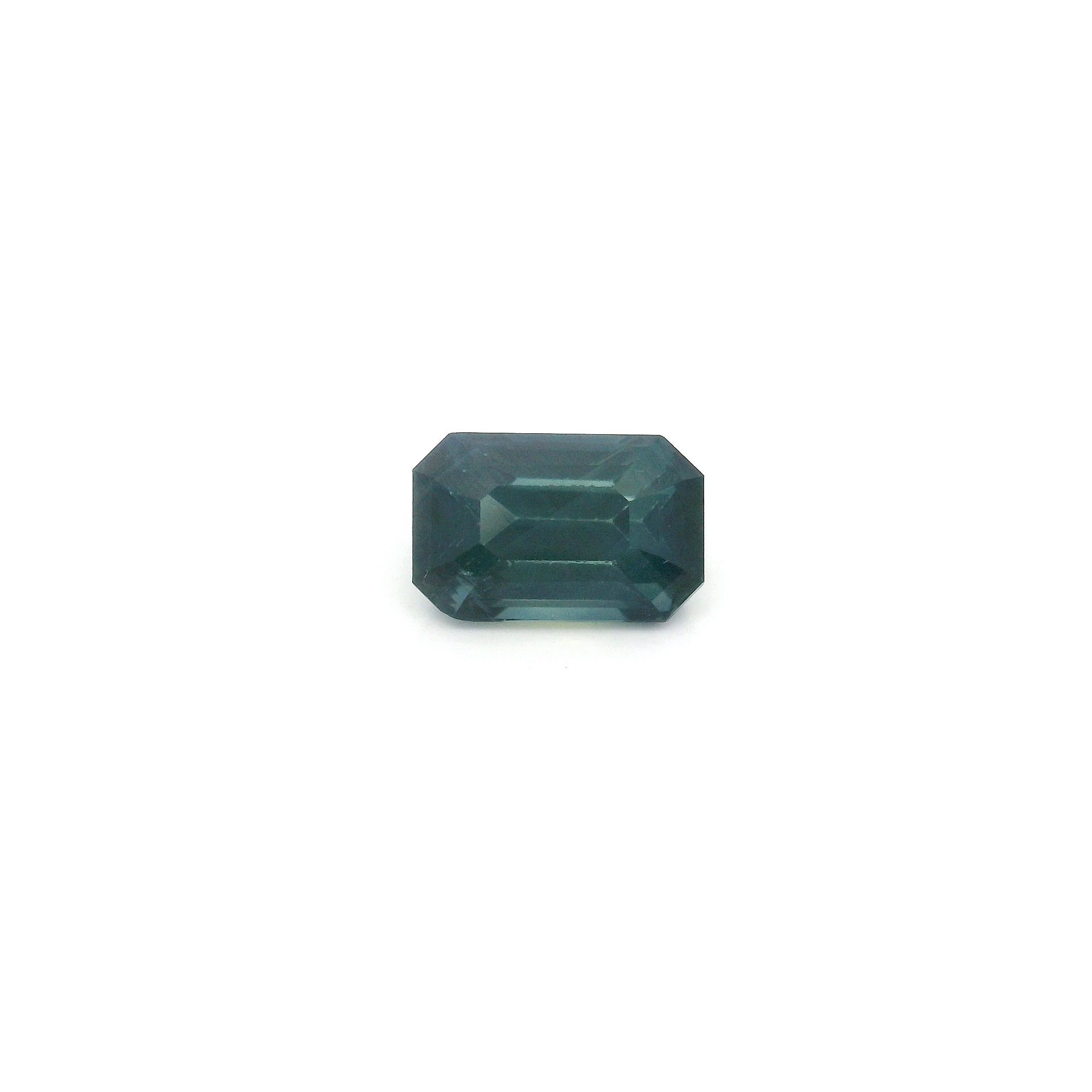 Szafir 1,06 ct, niebieski, szlif ośmiokątny