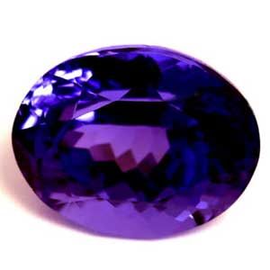 Tanzanit 2,50 ct, niebieski, szlif owalny