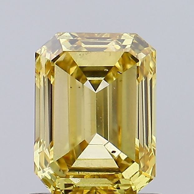 1.01 CT Fancy Intense Yellow EMERALD