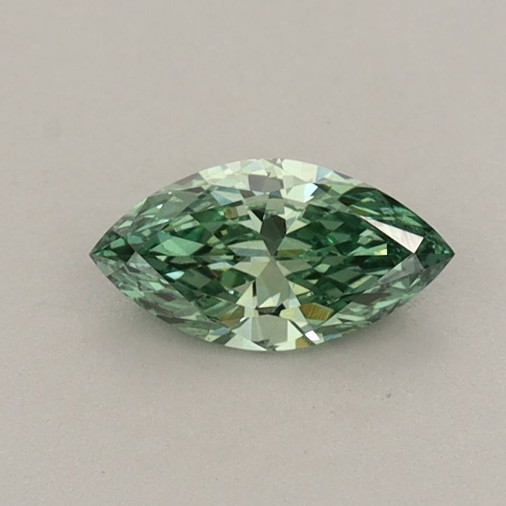 0.35 CT Fancy Vivid Green MARQUISE