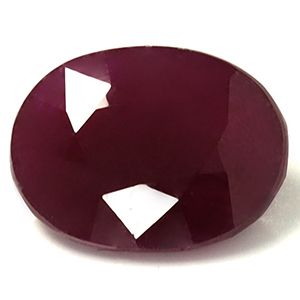 Rubin 4,67 ct, czerwony, szlif owalny