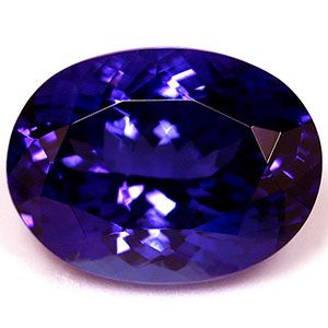 Tanzanit 5,29 ct, niebieski, szlif owalny