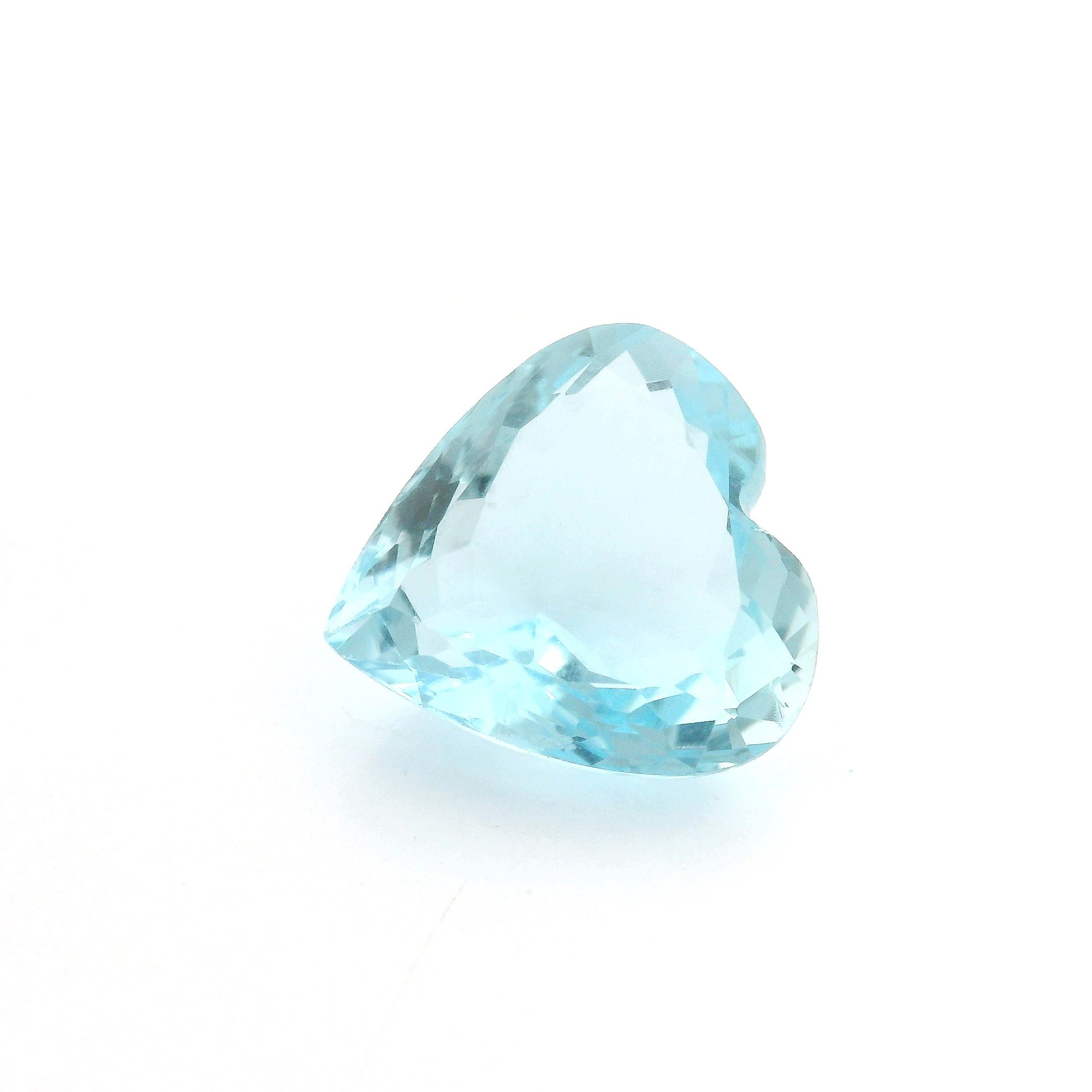 4.36 ct Heart aquamarine