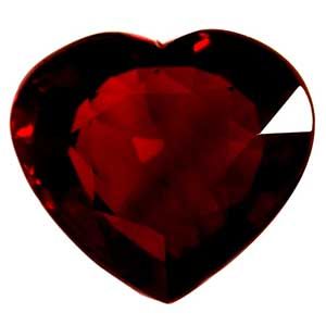 Rubin 3,57 ct, czerwony, szlif serce