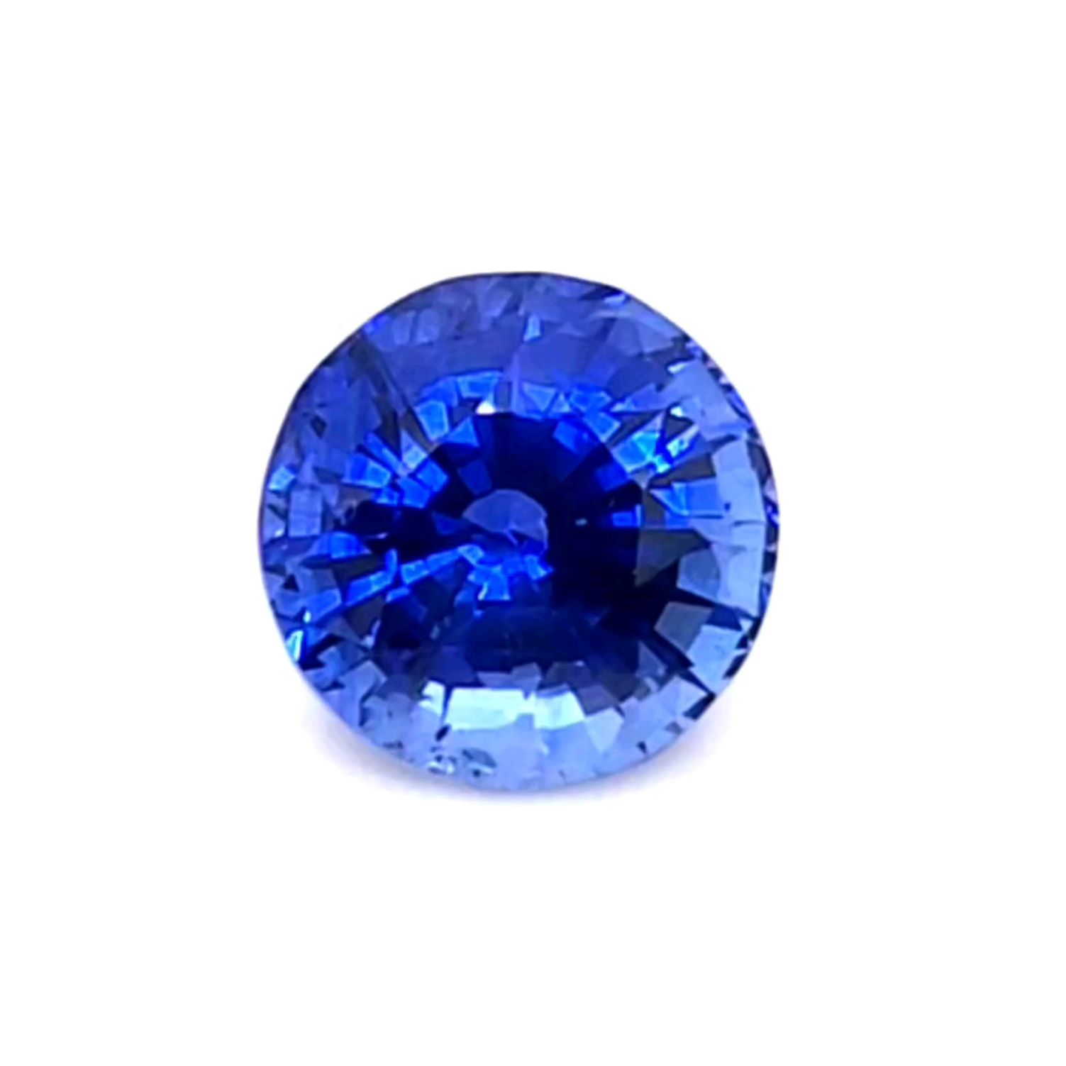 SAPPHIRE FACETED 2.97ct BLUE Blue EC SRILANKA HEATED