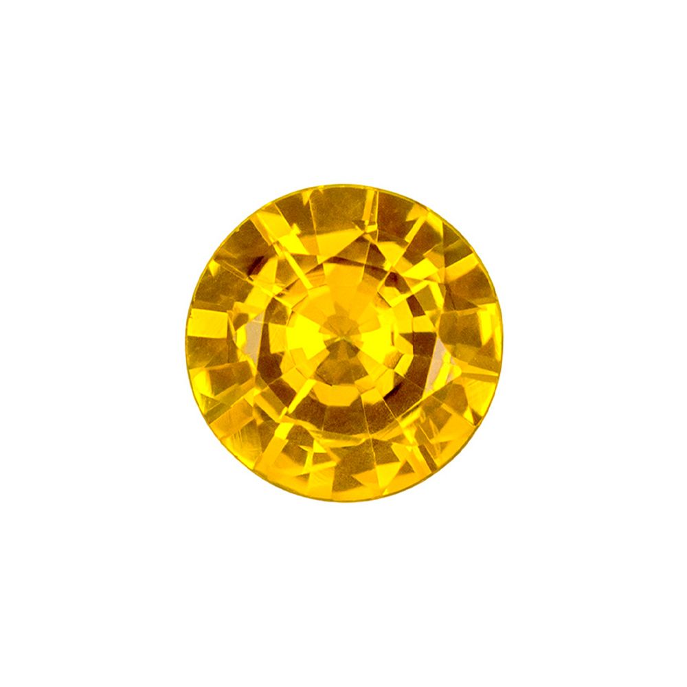 SAPPHIRE FACETED 0.75ct YELLOW SI SRILANKA HEATED