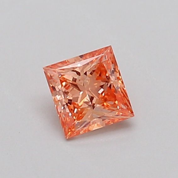 0.32 CT Fancy Intense Orange PRINCESS