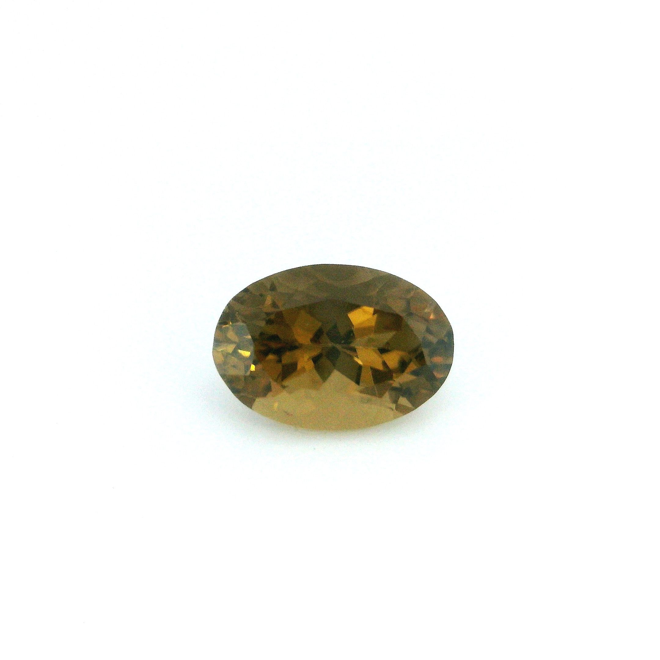 Turmalin 1,80 ct, brązowy, szlif owalny