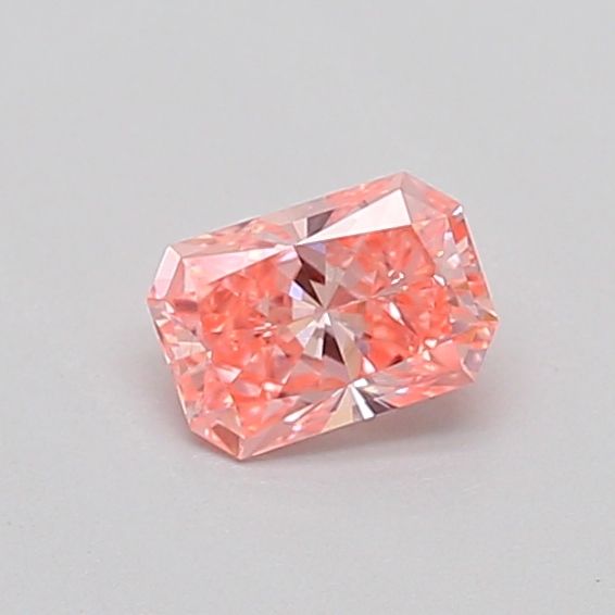 0.34 CT Fancy Intense Orangey Pink RADIANT