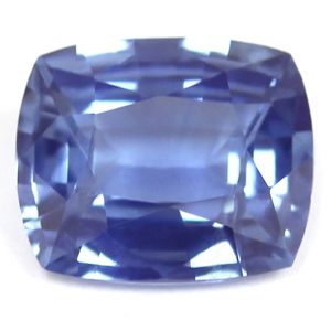Szafir 1,95 ct, niebieski, szlif cushion