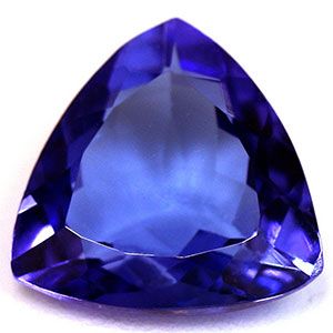 Tanzanit 1,40 ct, niebieski, szlif trilliant