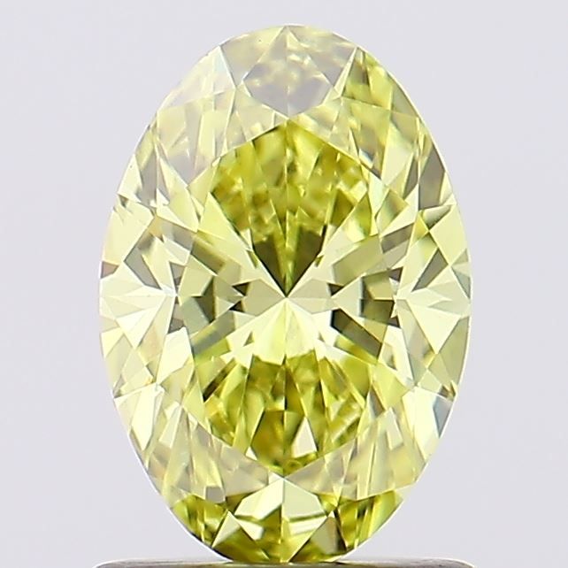 1.04 CT Fancy Vivid Yellow OVAL