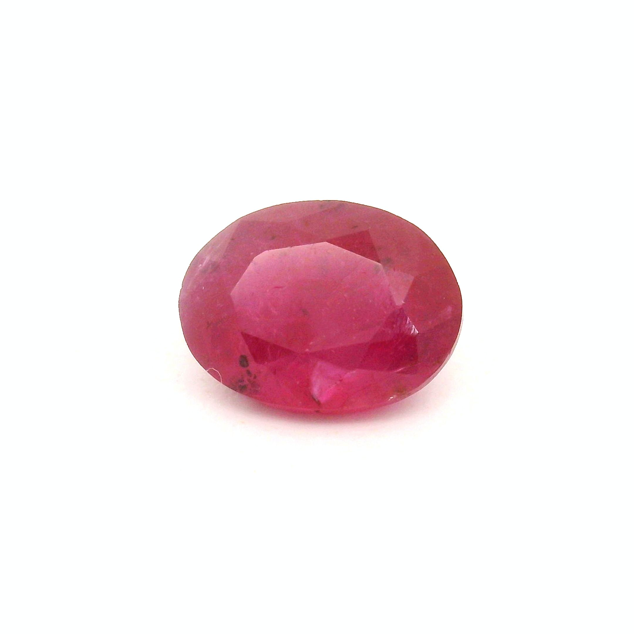 Rubin 1,50 ct, czerwony, szlif owalny