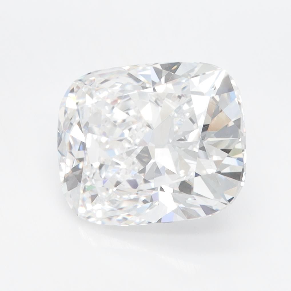 2.94-carat cushion diamond with D color, null cut, and VVS1 clarity.