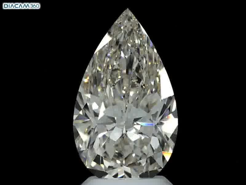 3.54 ct Pear K · Faint Brown natural diamond