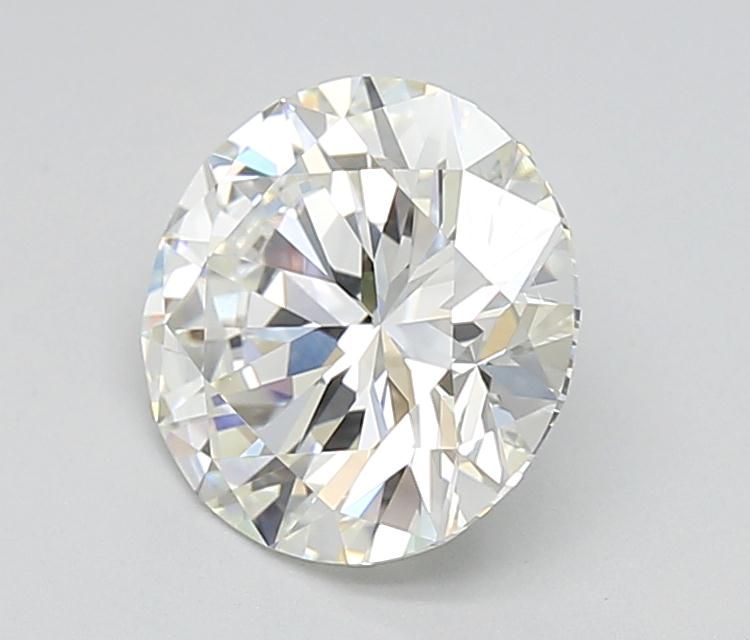 ROUND 2.5 Ct  G VVS2 EX EX NON