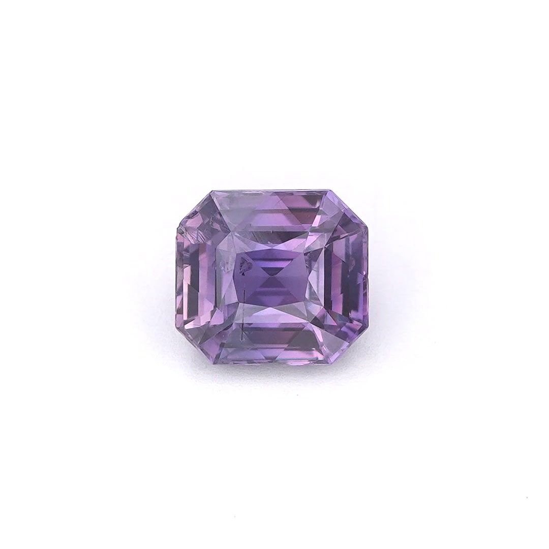 Szafir 1,14 ct, purpurowy, szlif ośmiokątny