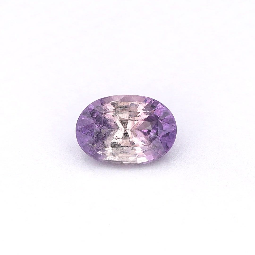 Szafir 1,18 ct, purpurowy, szlif owalny