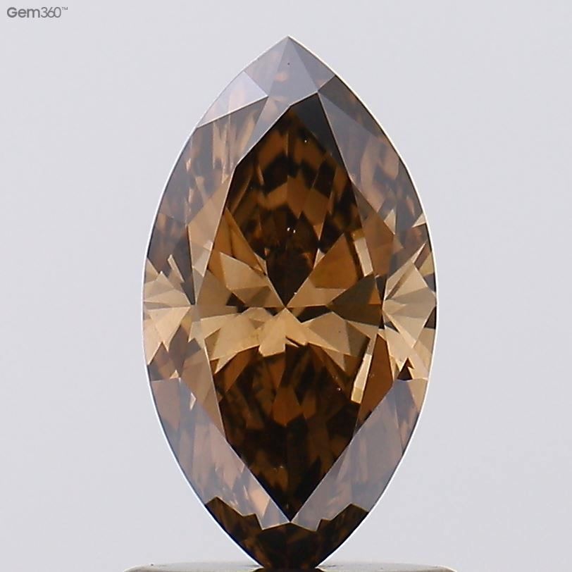 0.34 CT Fancy Brown MARQUISE