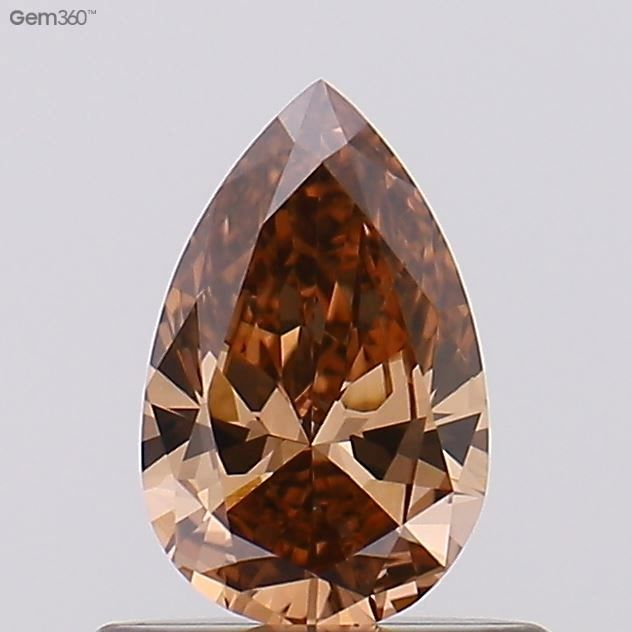 0.39 CT Fancy Brown PEAR