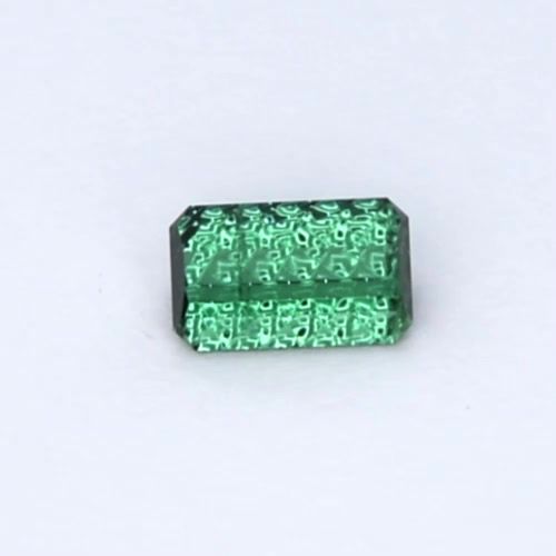 TOURMALINE FANCY 1.92ct GREEN bluish green EC AFGHANISTAN NONE