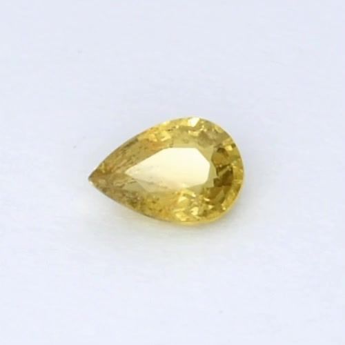 SAPPHIRE FACETED 1.61ct YELLOW yellow SI TANZANIA NONE